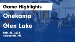 Onekama  vs Glen Lake   Game Highlights - Feb. 23, 2024