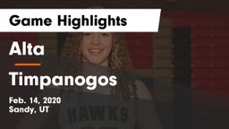 Alta  vs Timpanogos  Game Highlights - Feb. 14, 2020