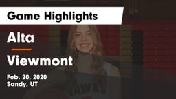 Alta  vs Viewmont  Game Highlights - Feb. 20, 2020