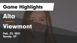 Alta  vs Viewmont  Game Highlights - Feb. 23, 2021