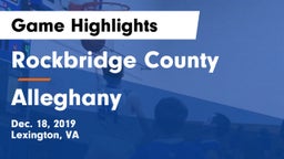 Rockbridge County  vs Alleghany  Game Highlights - Dec. 18, 2019
