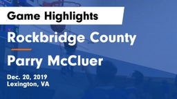 Rockbridge County  vs Parry McCluer  Game Highlights - Dec. 20, 2019