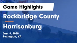 Rockbridge County  vs Harrisonburg  Game Highlights - Jan. 6, 2020