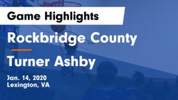 Rockbridge County  vs Turner Ashby  Game Highlights - Jan. 14, 2020