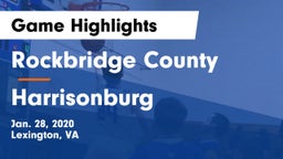 Rockbridge County  vs Harrisonburg  Game Highlights - Jan. 28, 2020