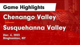 Chenango Valley  vs Susquehanna Valley  Game Highlights - Dec. 6, 2023