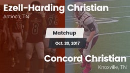 Matchup: Ezell-Harding vs. Concord Christian  2017