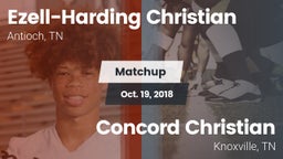 Matchup: Ezell-Harding vs. Concord Christian  2018