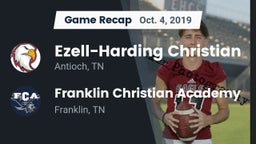 Recap: Ezell-Harding Christian  vs. Franklin Christian Academy  2019