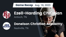 Recap: Ezell-Harding Christian  vs. Donelson Christian Academy  2023