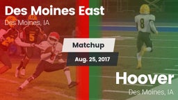 Matchup: Des Moines East vs. Hoover  2017