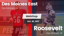 Matchup: Des Moines East vs. Roosevelt  2017