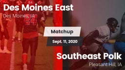 Matchup: Des Moines East vs. Southeast Polk  2020