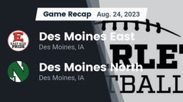 Recap: Des Moines East  vs. Des Moines North  2023