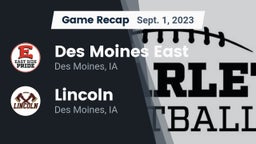 Recap: Des Moines East  vs. Lincoln  2023