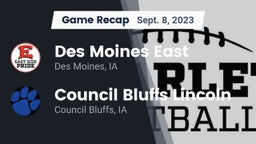 Recap: Des Moines East  vs. Council Bluffs Lincoln  2023