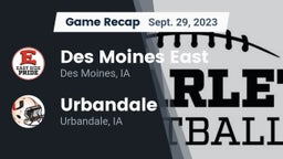 Recap: Des Moines East  vs. Urbandale  2023