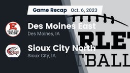 Recap: Des Moines East  vs. Sioux City North  2023