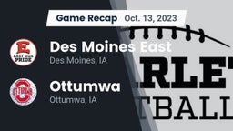 Recap: Des Moines East  vs. Ottumwa  2023