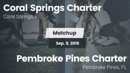 Matchup: Coral Springs vs. Pembroke Pines Charter  2016