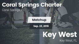 Matchup: Coral Springs vs. Key West  2016