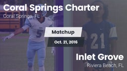 Matchup: Coral Springs vs. Inlet Grove  2016
