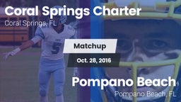 Matchup: Coral Springs vs. Pompano Beach  2016