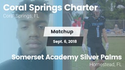 Matchup: Coral Springs vs. Somerset Academy Silver Palms 2018