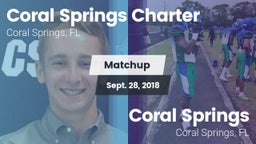 Matchup: Coral Springs vs. Coral Springs  2018