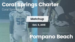 Matchup: Coral Springs vs. Pompano Beach  2018
