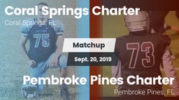 Matchup: Coral Springs vs. Pembroke Pines Charter  2019