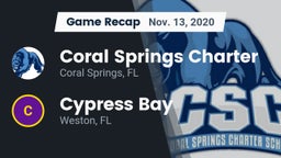Recap: Coral Springs Charter  vs. Cypress Bay  2020