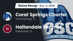 Recap: Coral Springs Charter  vs. Hallandale Magnet  2020