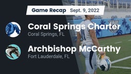 Recap: Coral Springs Charter  vs. Archbishop McCarthy  2022
