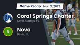 Recap: Coral Springs Charter  vs. Nova  2022