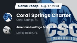 Recap: Coral Springs Charter  vs. American Heritage School of Boca/Delray 2023
