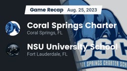 Recap: Coral Springs Charter  vs. NSU University School  2023