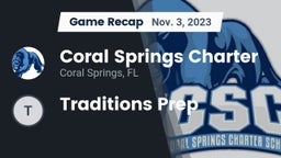 Recap: Coral Springs Charter  vs. Traditions Prep 2023