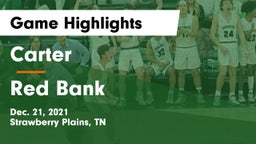Carter  vs Red Bank  Game Highlights - Dec. 21, 2021