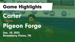 Carter  vs Pigeon Forge  Game Highlights - Jan. 10, 2023