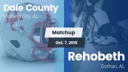 Matchup: Dale County High vs. Rehobeth  2016