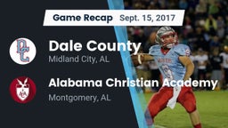 Recap: Dale County  vs. Alabama Christian Academy  2017