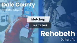 Matchup: Dale County High vs. Rehobeth  2017