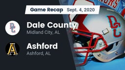 Recap: Dale County  vs. Ashford  2020