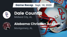 Recap: Dale County  vs. Alabama Christian Academy  2020