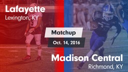 Matchup: Lafayette High vs. Madison Central  2016