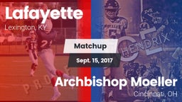 Matchup: Lafayette High vs. Archbishop Moeller  2017