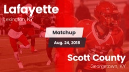 Matchup: Lafayette High vs. Scott County  2018