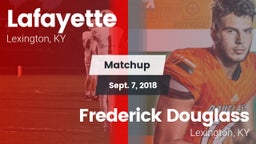 Matchup: Lafayette High vs. Frederick Douglass 2018