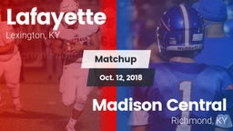 Matchup: Lafayette High vs. Madison Central  2018